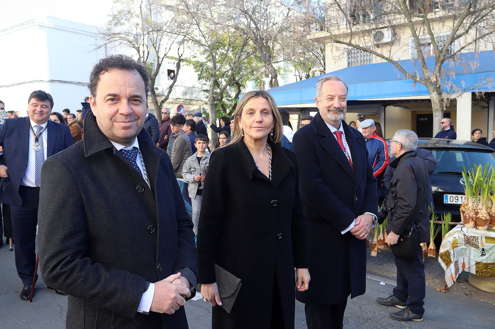 Imágenes del ambiente en la procesión de San Sebastián