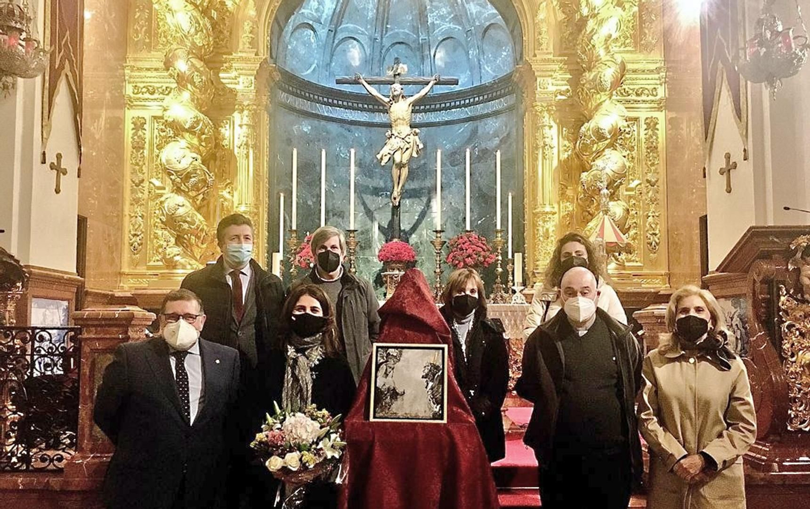 Nuria Barrera cede una pintura para la papeleta de sitio simbólica del Cachorro