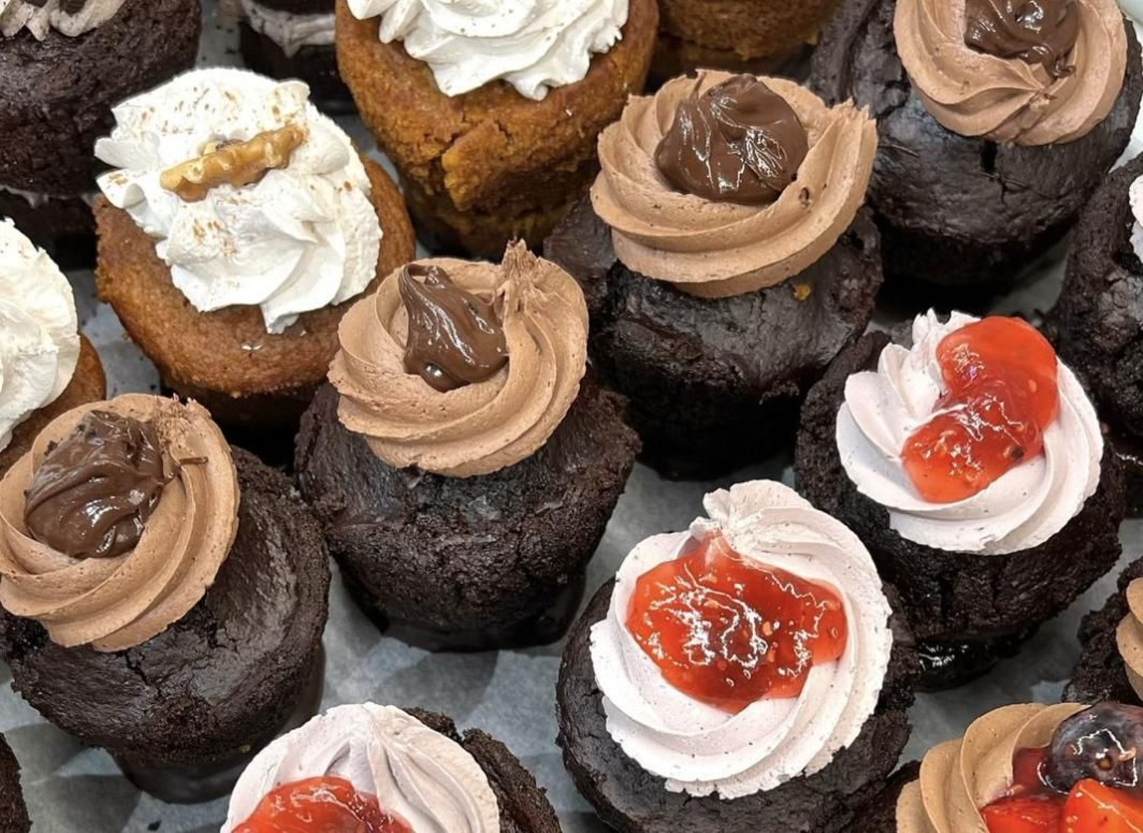 Imagen de algunos de sus pasteles