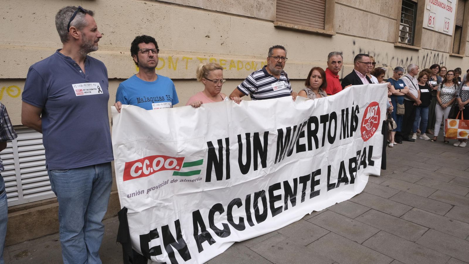 MInuto de silencio de UGT.