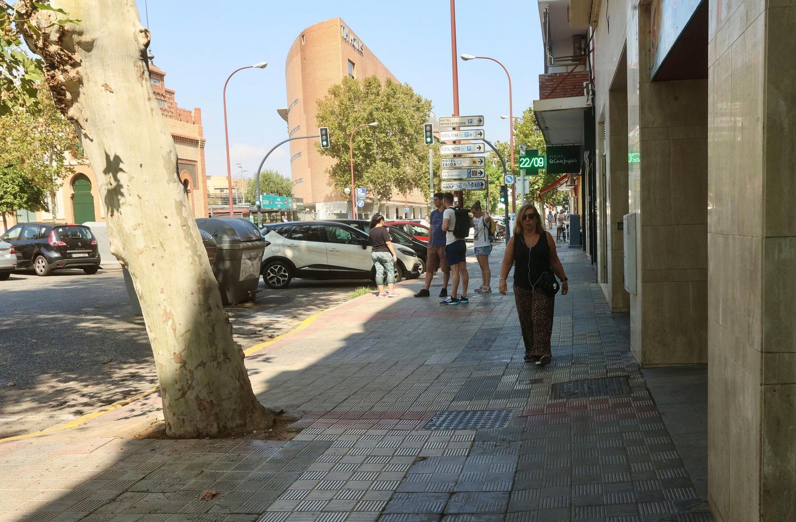 La calle Marqués de Paradas.