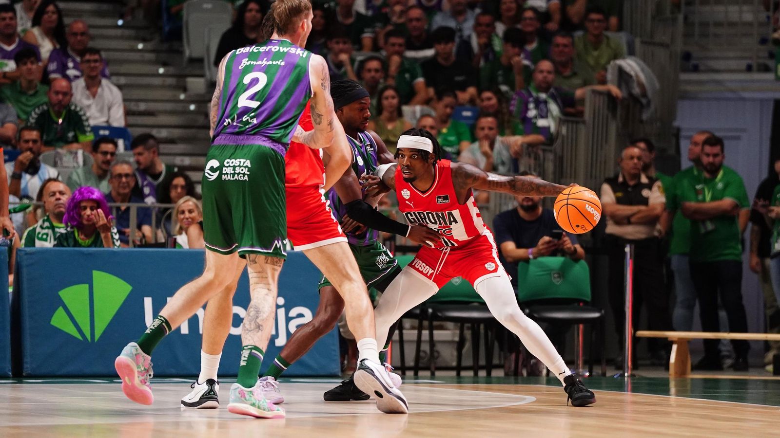 El Unicaja-Girona, en fotos