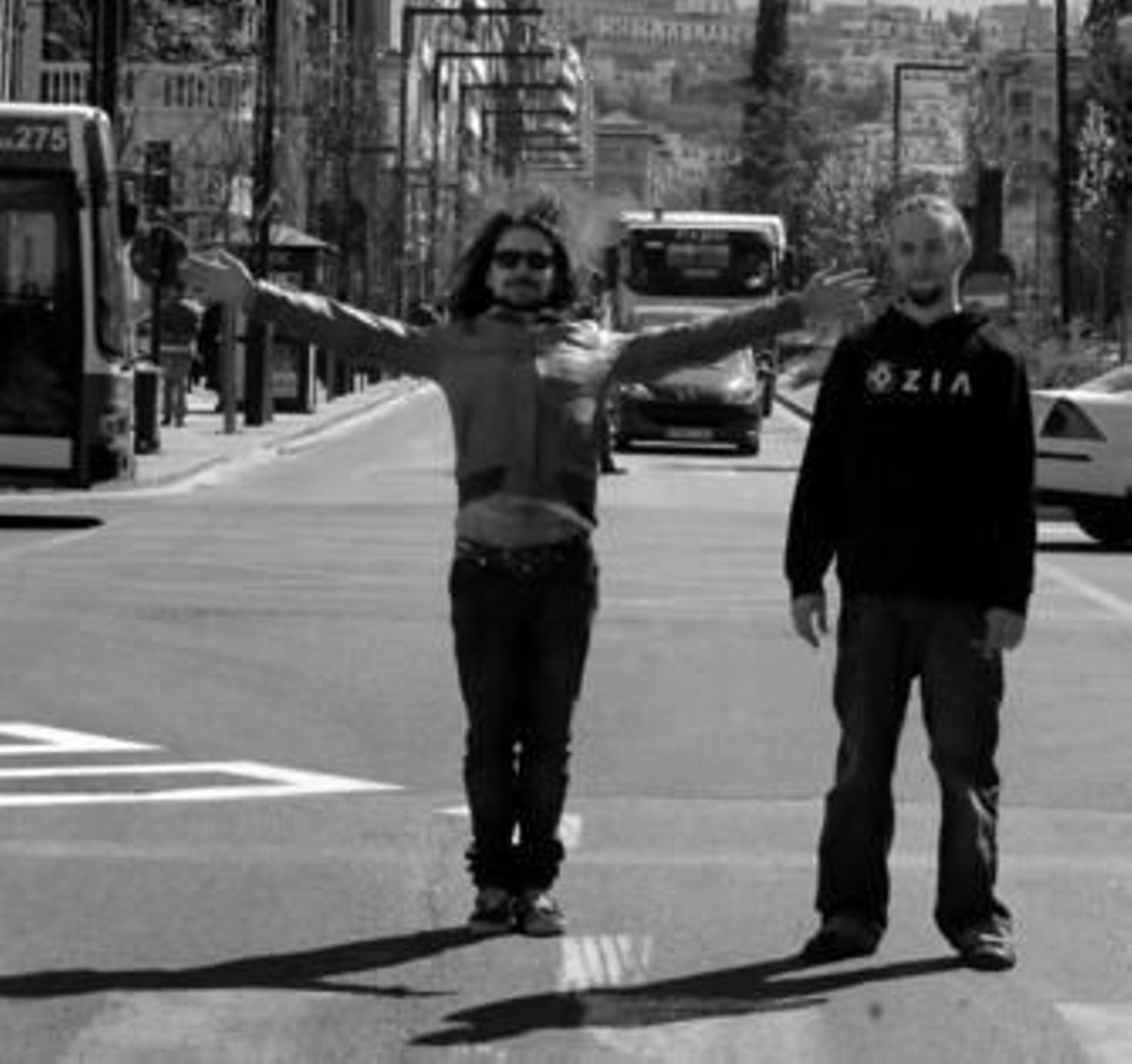 JuanP y Brenes, dos de los miembros del grupo Adrede.