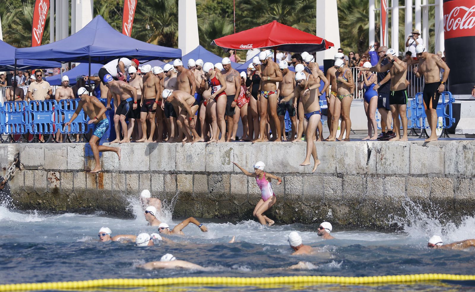 Fotos de la 60ª Travesía a Nado del Puerto de Málaga
