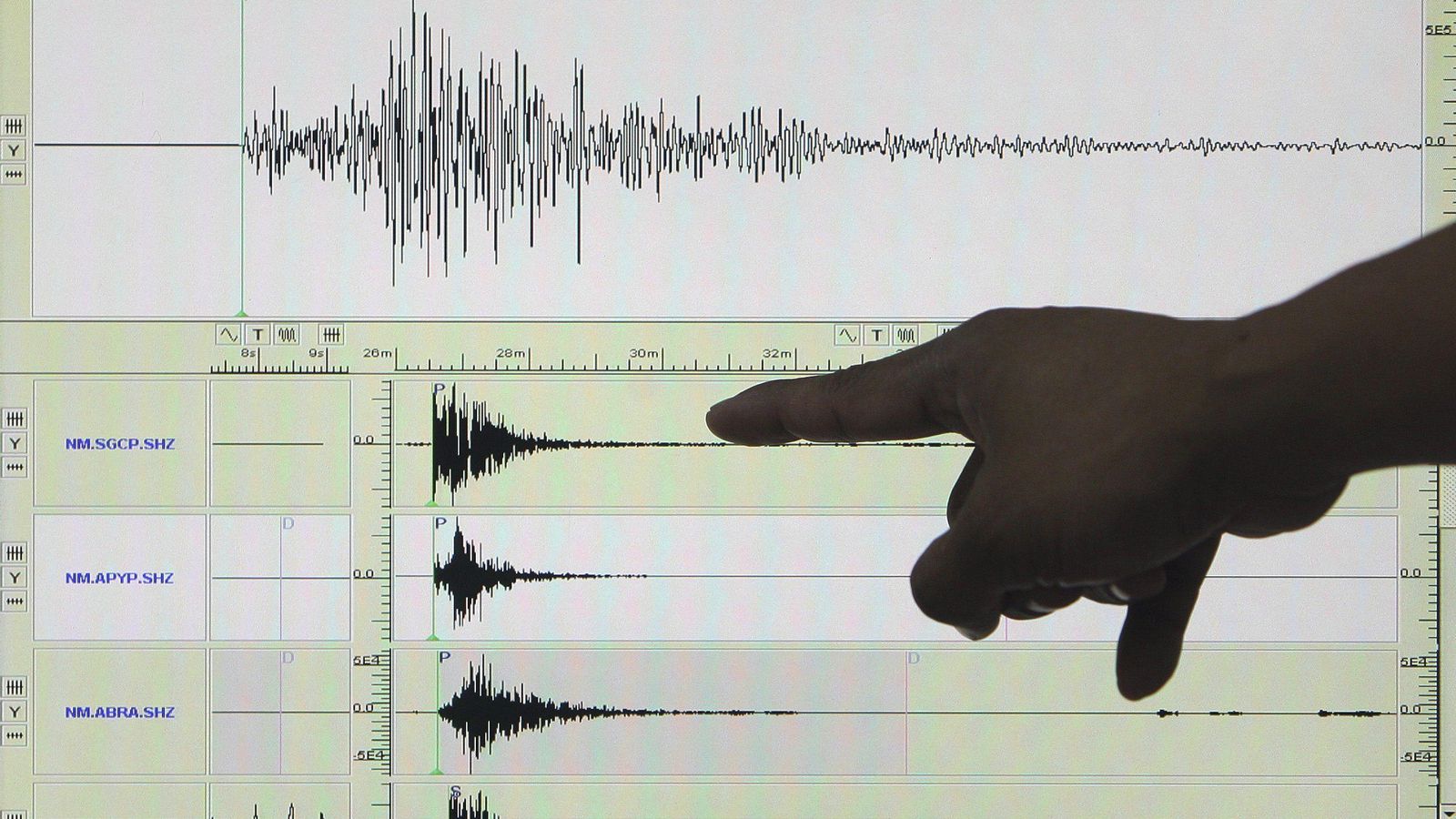Lectura de la gravedad de un terremoto. Lectura de la gravedad de un terremoto.