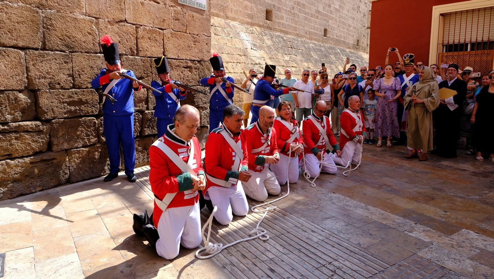 22 "Coloraos" fueron fusilados por las tropas de Fernando VII el 24 de agosto de 1824.