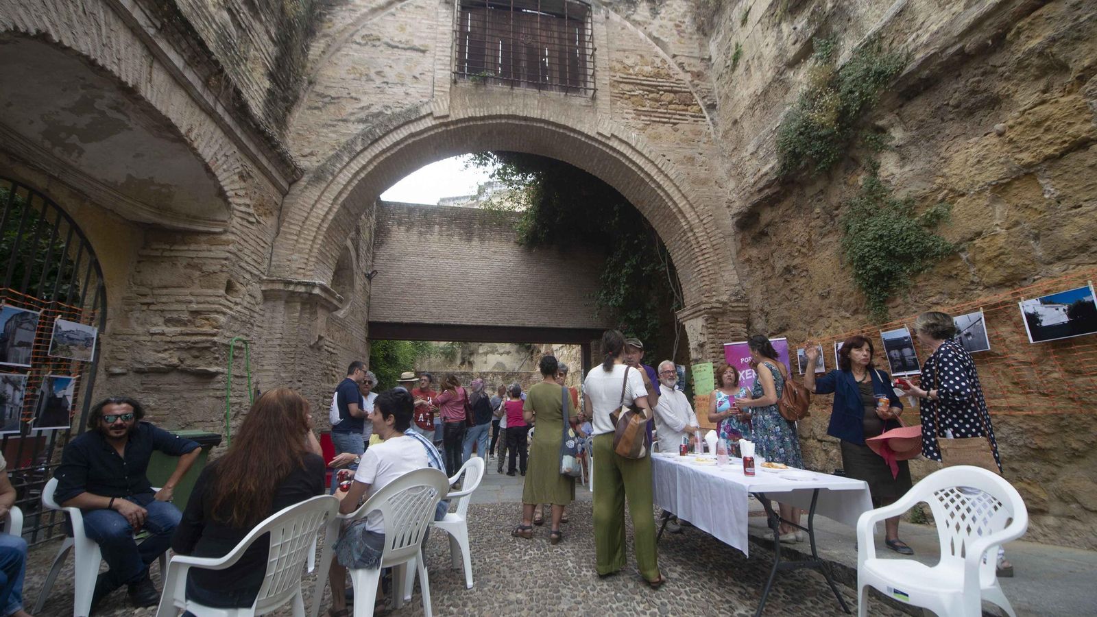 Una de las exposiciones en la ermita en el 2019.