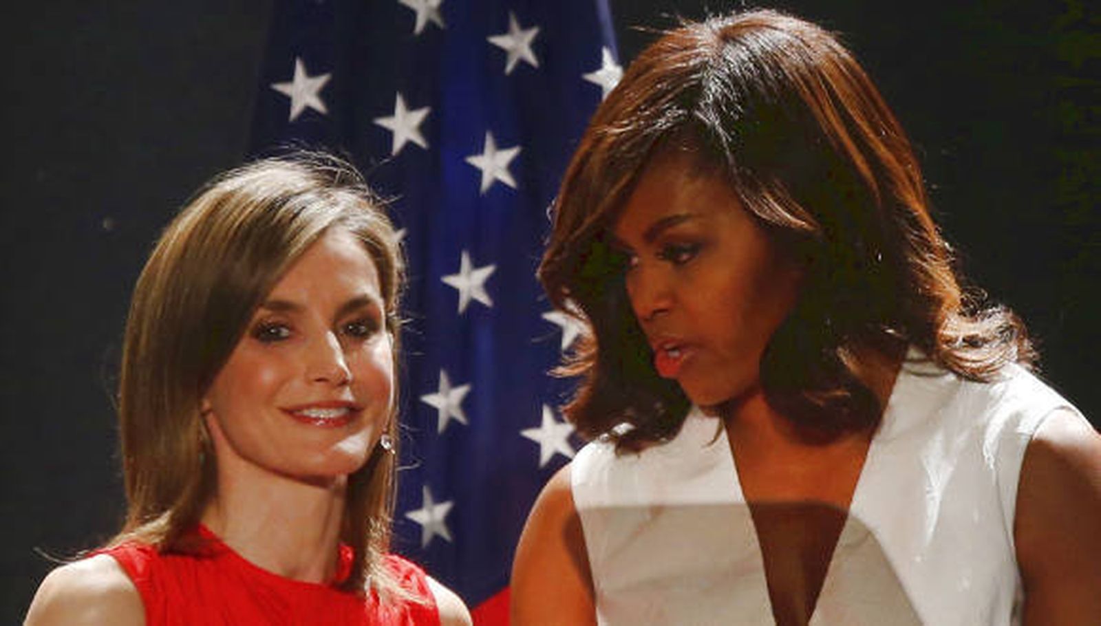 La Reina defiende ante la primera dama el acceso de las niñas a la educación digital