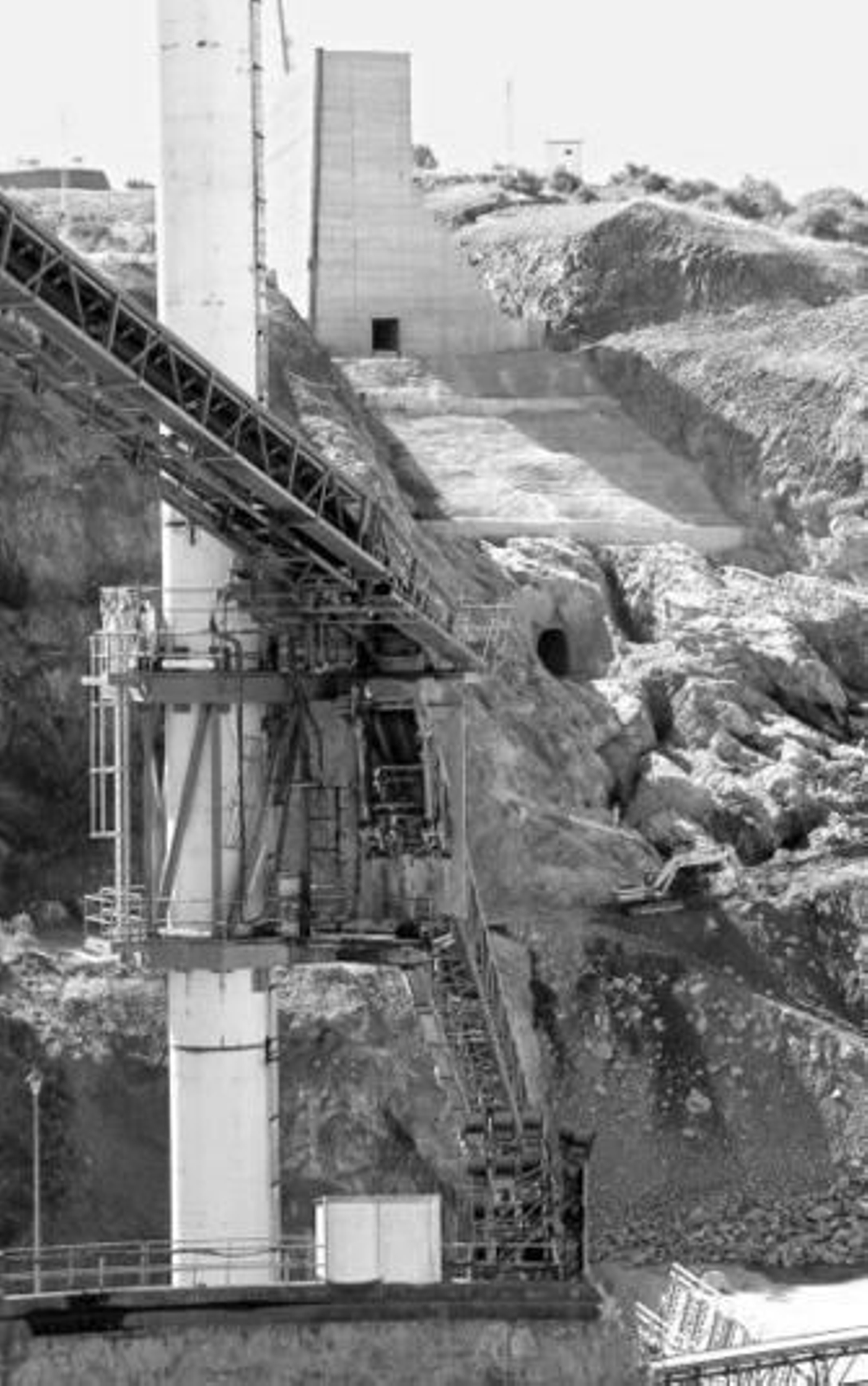 Obras de construcción de La Breña II, en Almodóvar del Río.