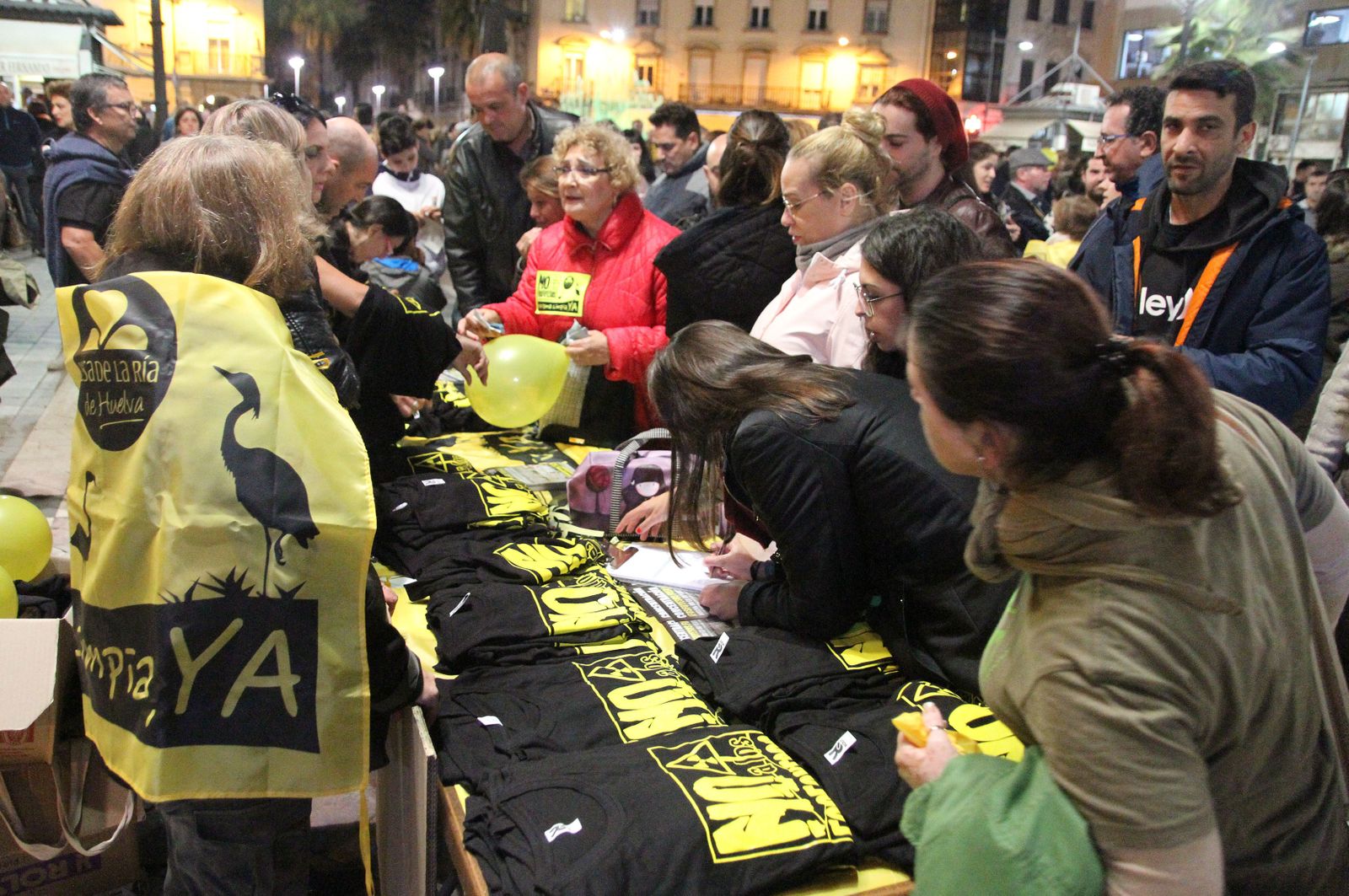 Imágenes de la manifestación contra los Fosfoyesos