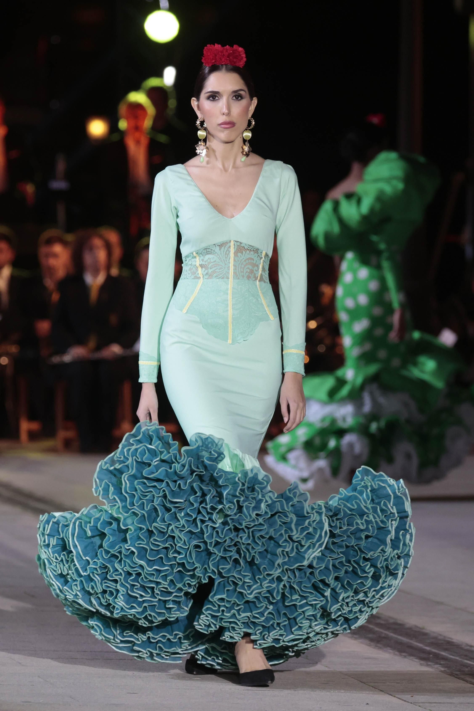 El desfile Andalucía es flamenca en el Palacio de San Telmo, todas las fotos