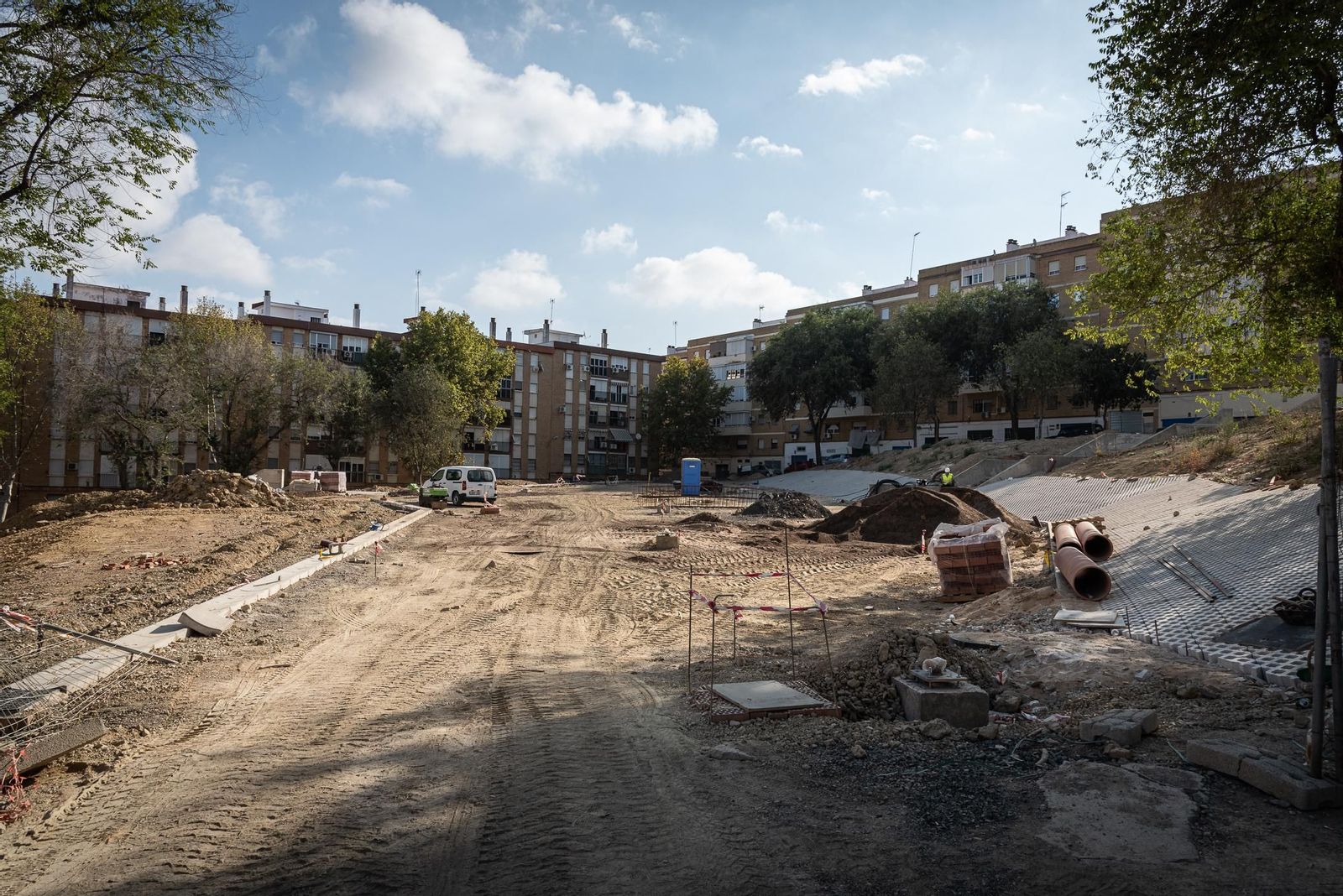 Imágenes de las principales obras públicas que se están llevando a cabo en Huelva