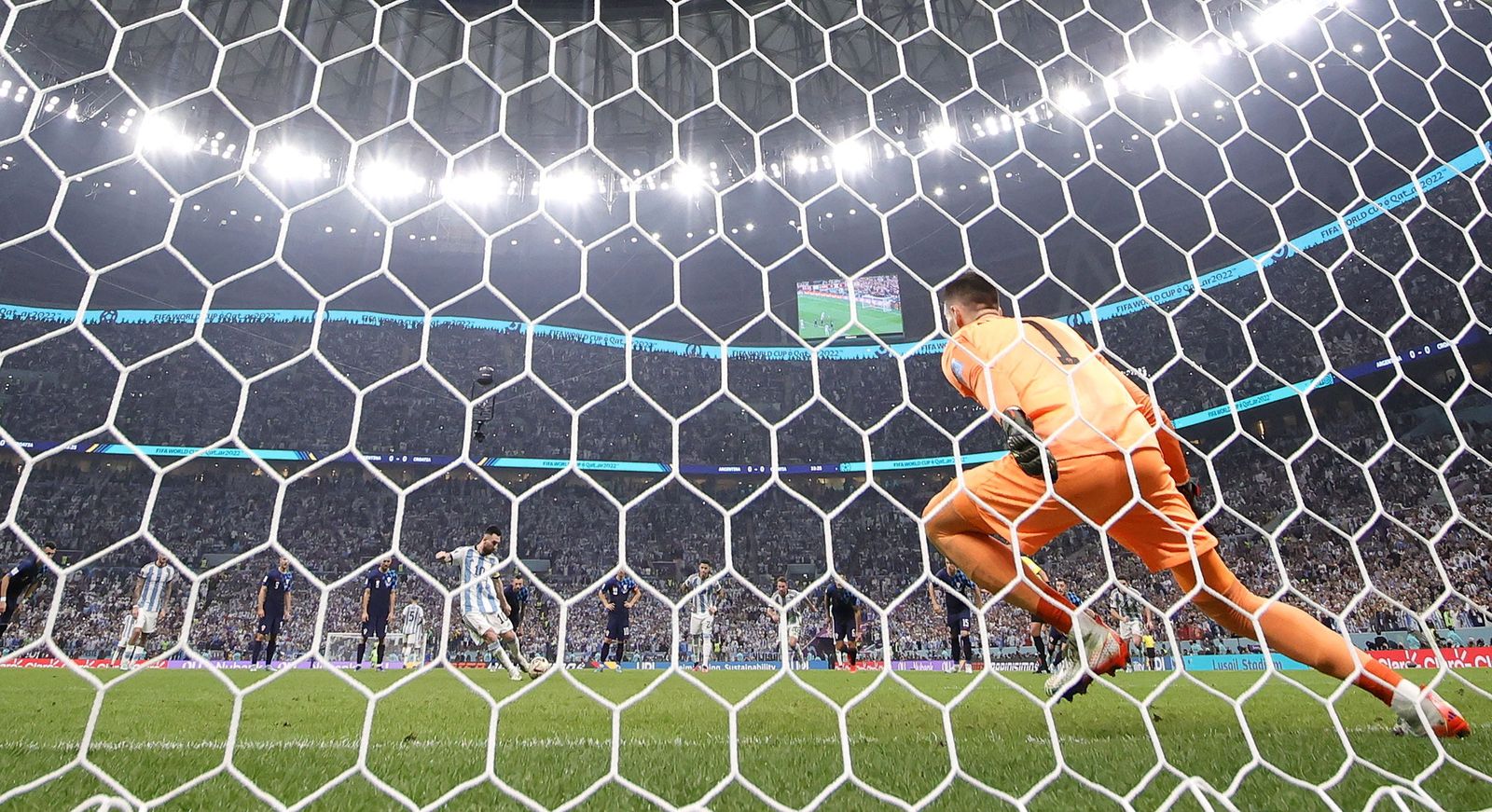 Las fotos de Messi contra Croacia