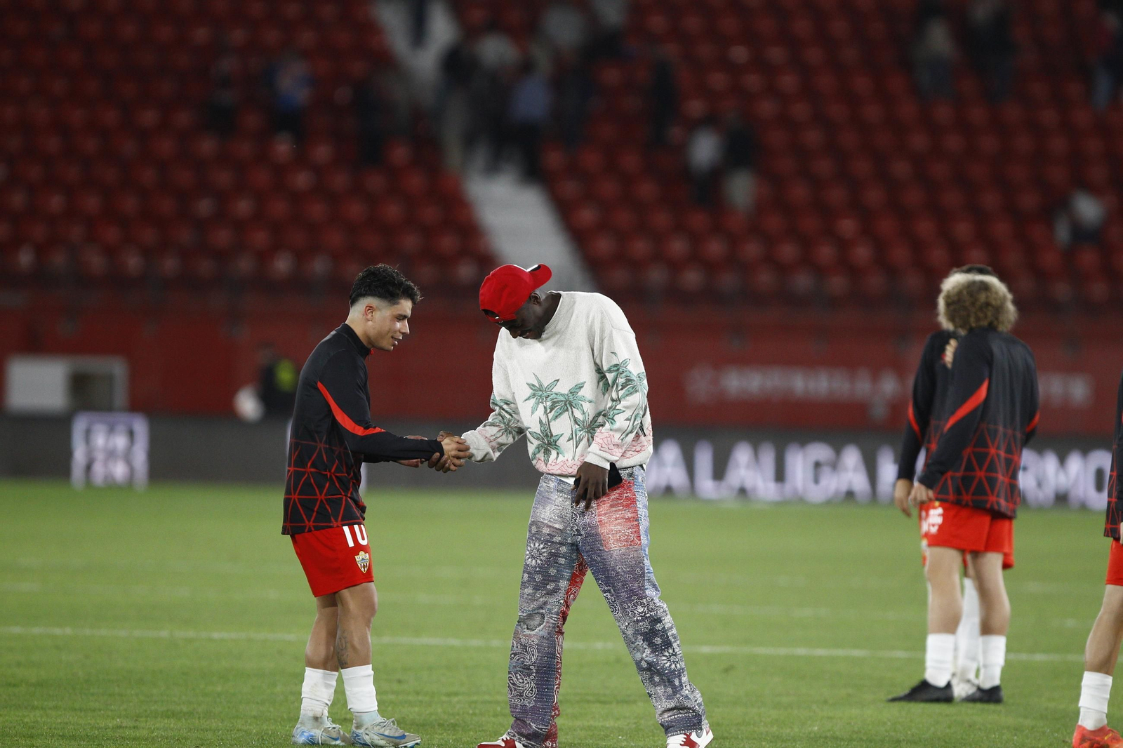 El partido U.D. Almería-Deportivo de La Coruña, en imágenes