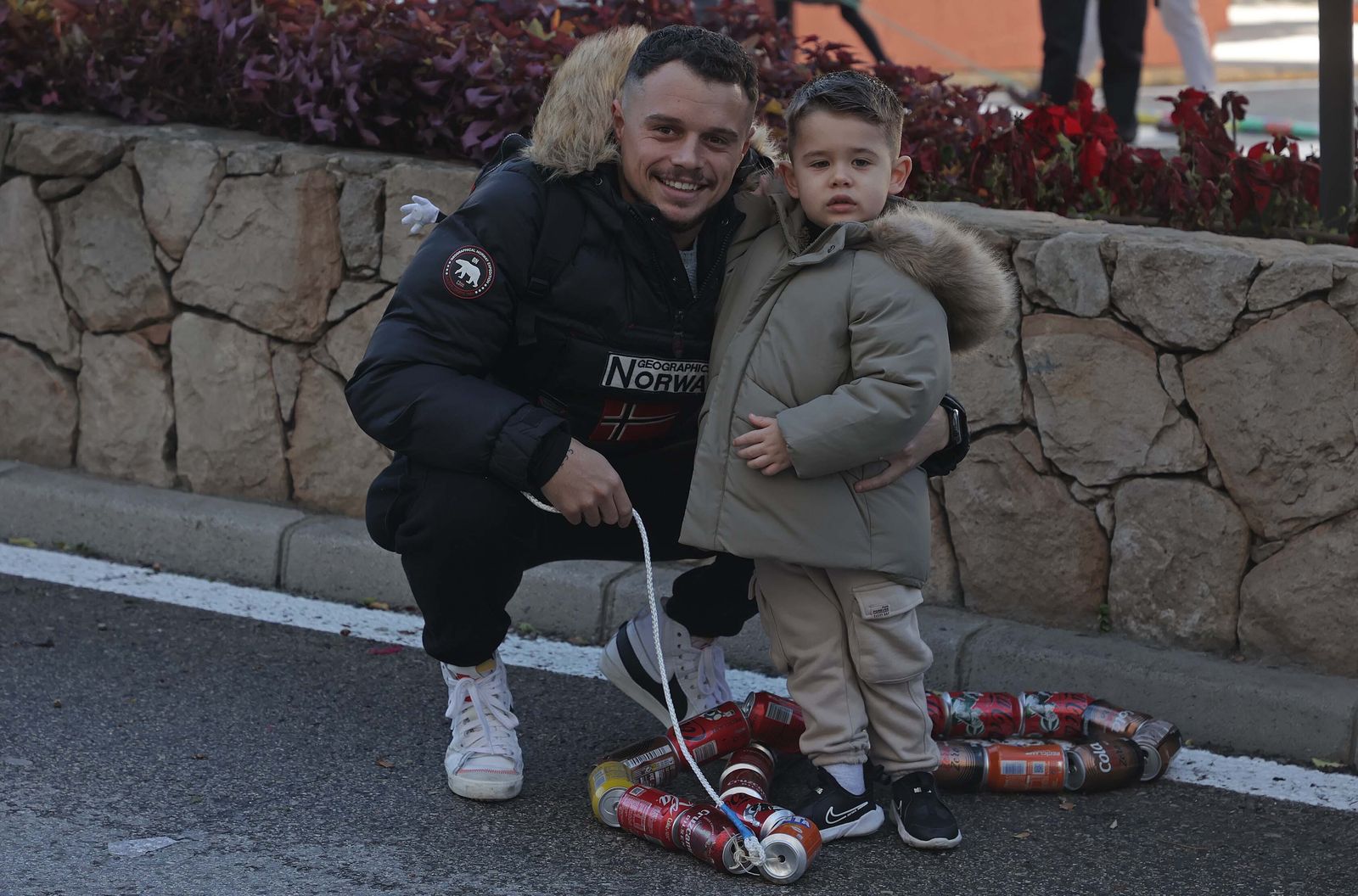 Fotos del arrastre de latas en Algeciras