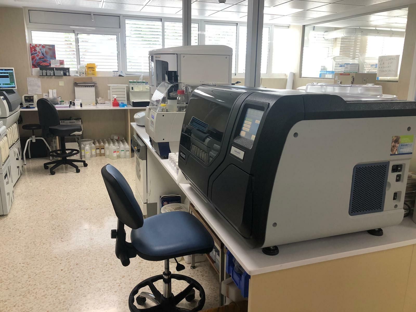 Laboratorio en el que se analizan las pruebas sobre el cáncer de cuello uterino.