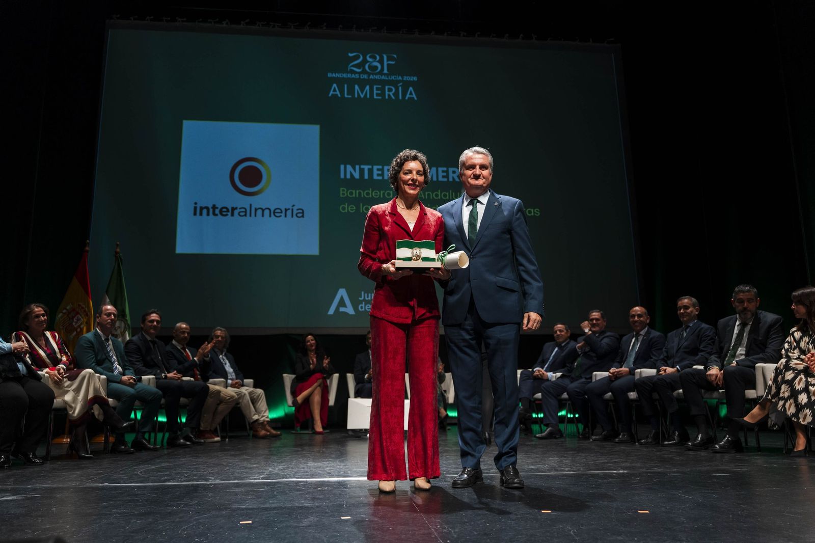 Las imágenes de los galardones 'Bandera de Andalucía' en Almería