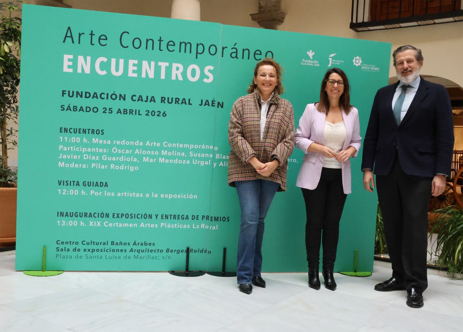 Pilar Rodrigo, África Colomo y Luis Jesús García-Lomas, en la presentación.