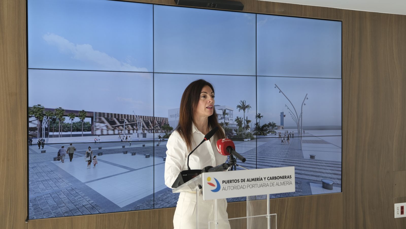 Imágenes del proyecto de eficiencia y urbanización del Puerto de Almería