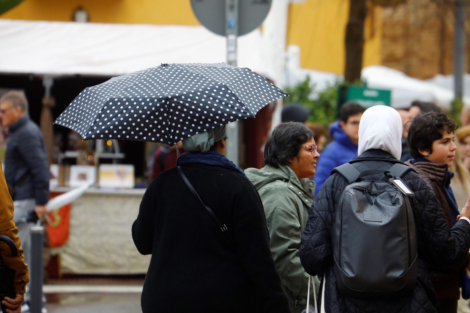 La borrasca Éowyn no consigue deslucir el Mercado Andalusí, en imágenes
