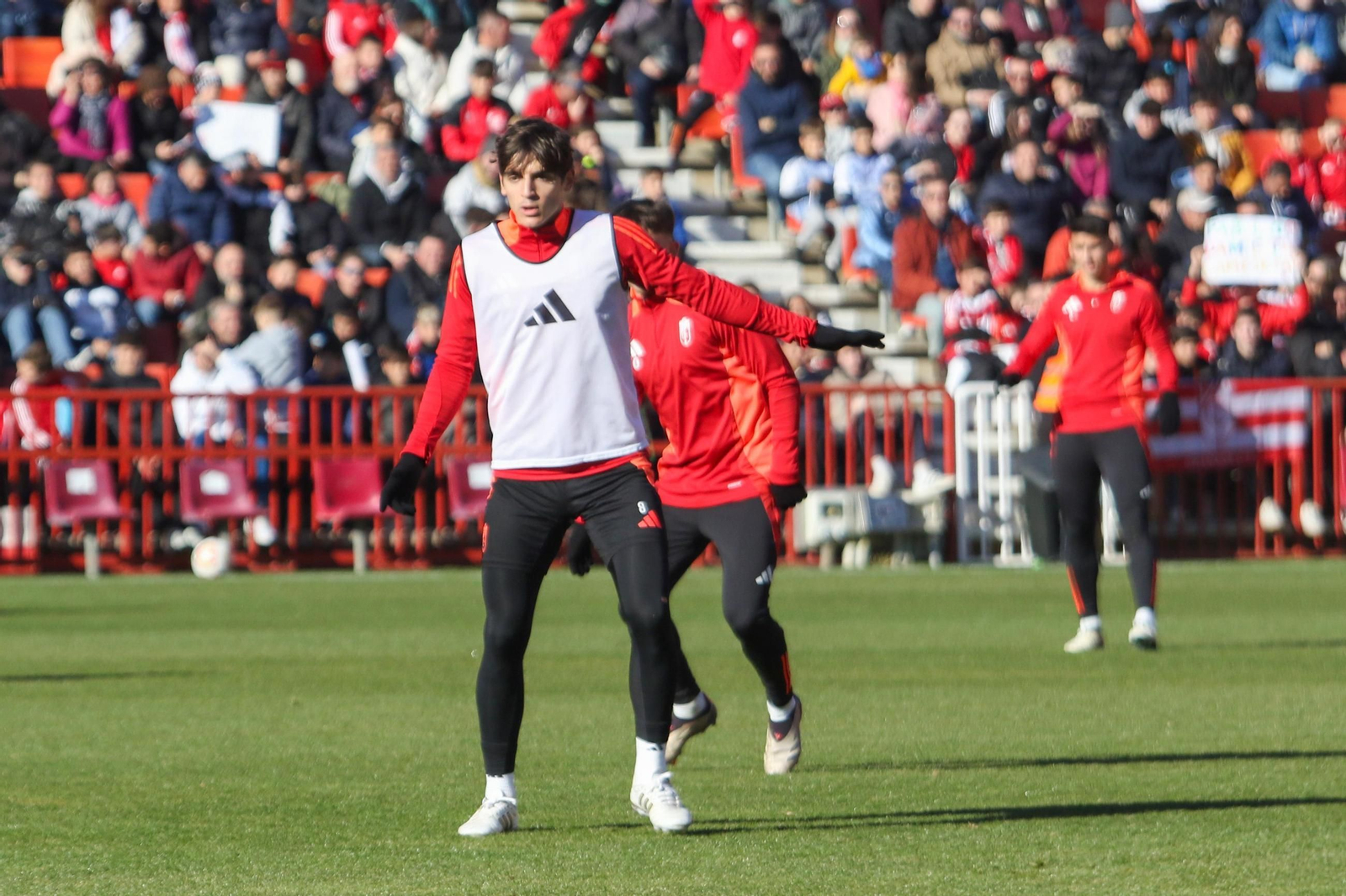Las mejores imágenes del entrenamiento del Granada CF en Los Cármenes