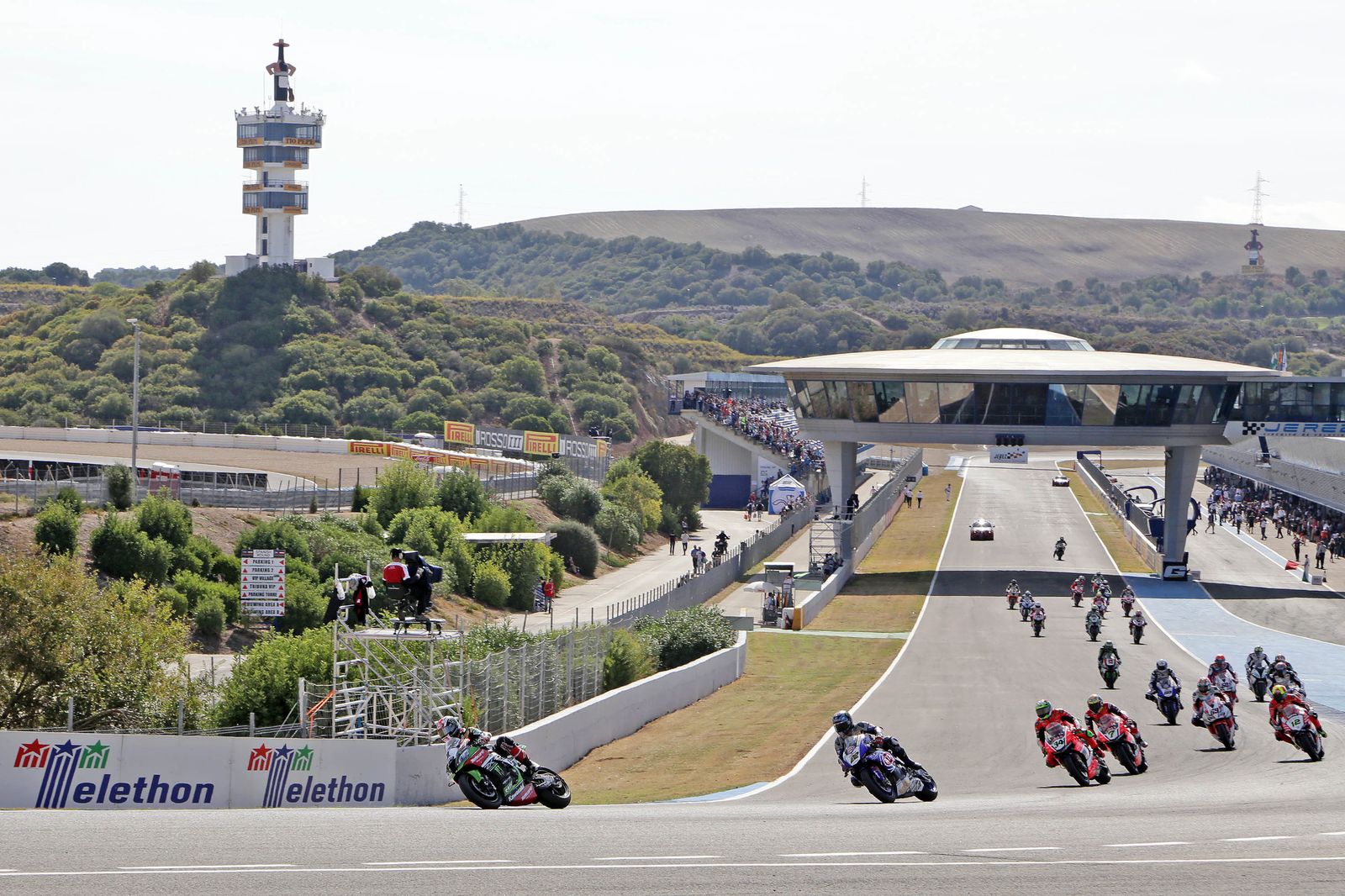 Imagen de la última prueba del Mundial de Superbikes celebrada en Jerez
