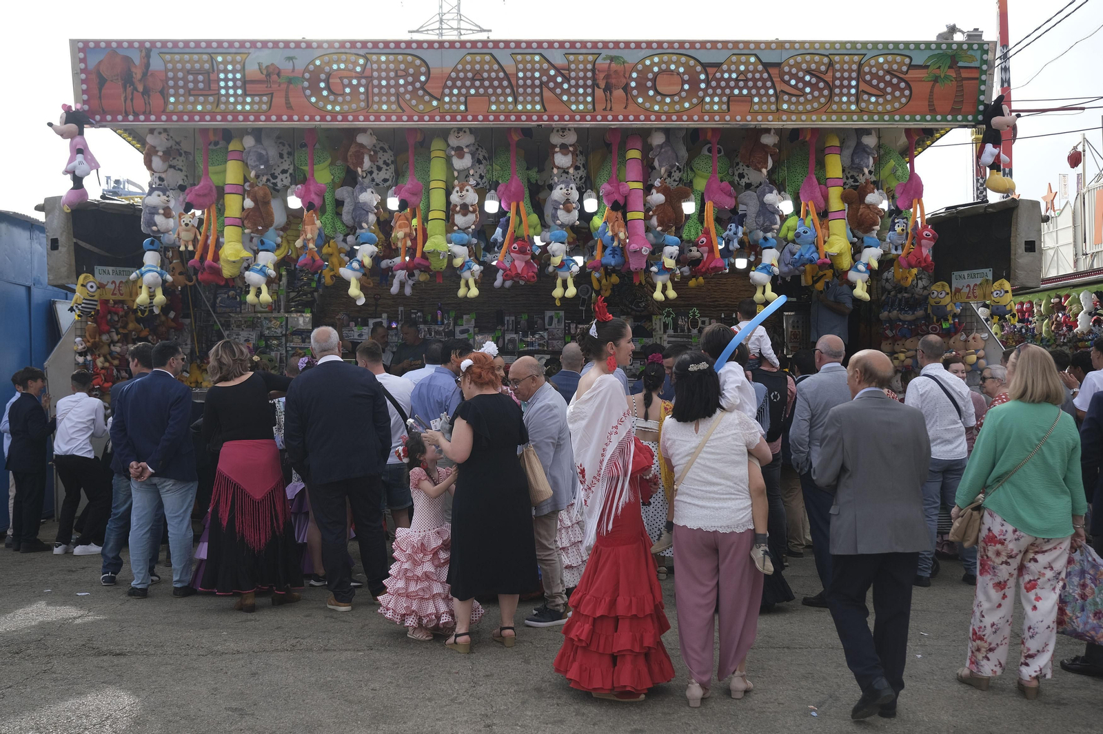 Ambiente un viernes de feria. La calle del infierno