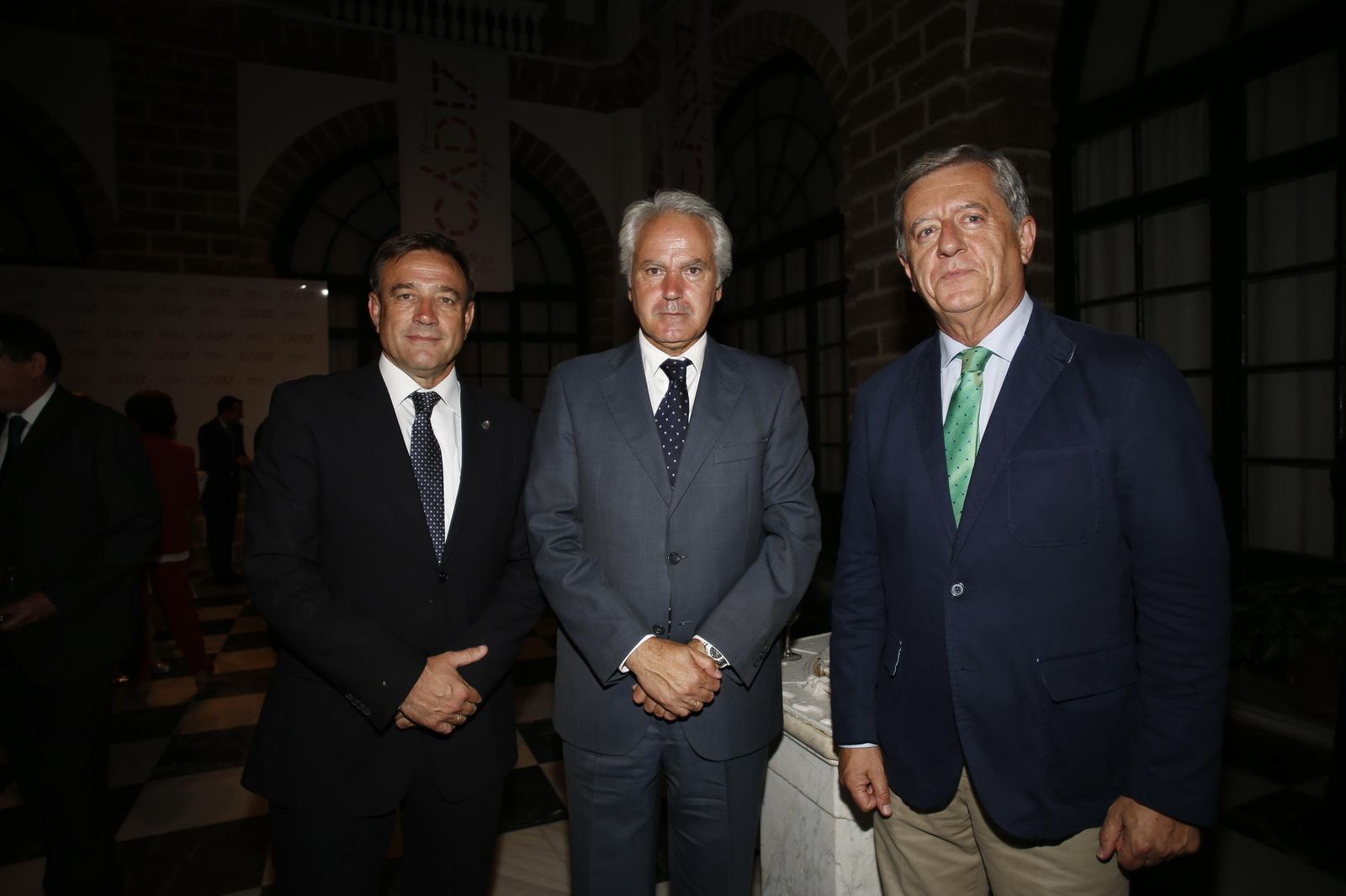 Alfonso Rodríguez Castillo, Agustín Muñoz y José María Gómez.