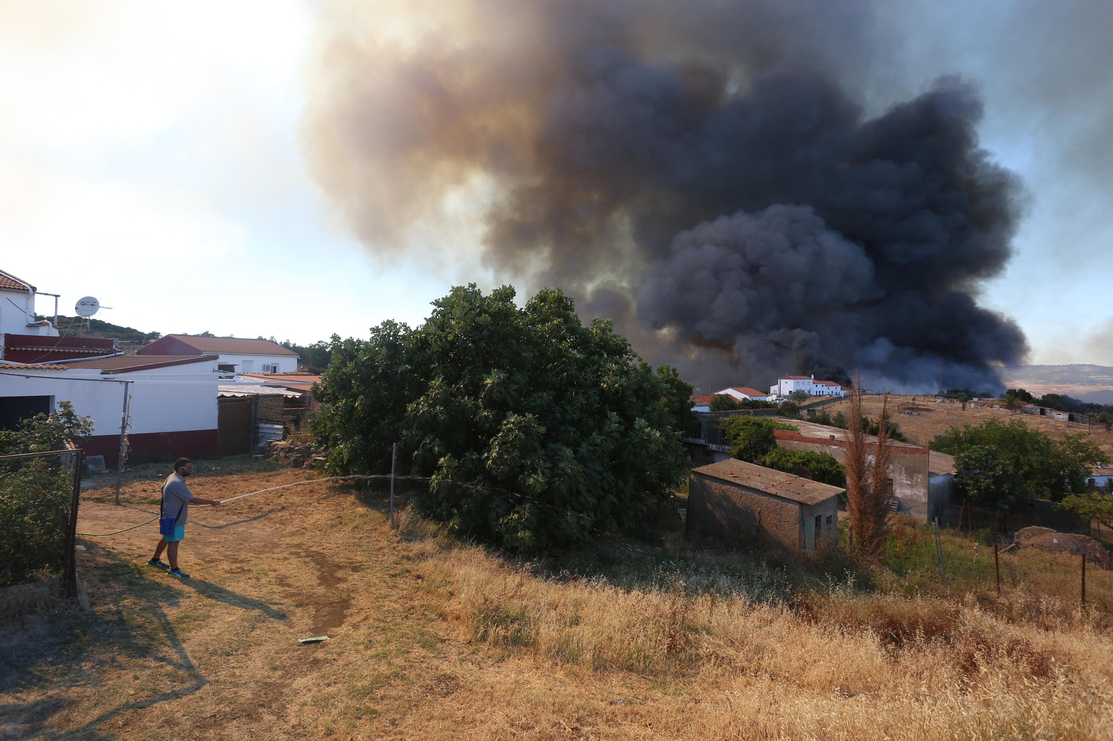 El incendio de Riotinto en imágenes