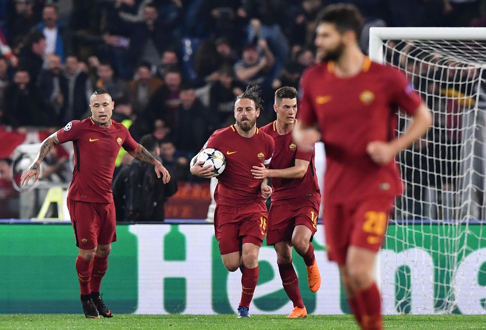 El Roma-Barcelona, en imágenes