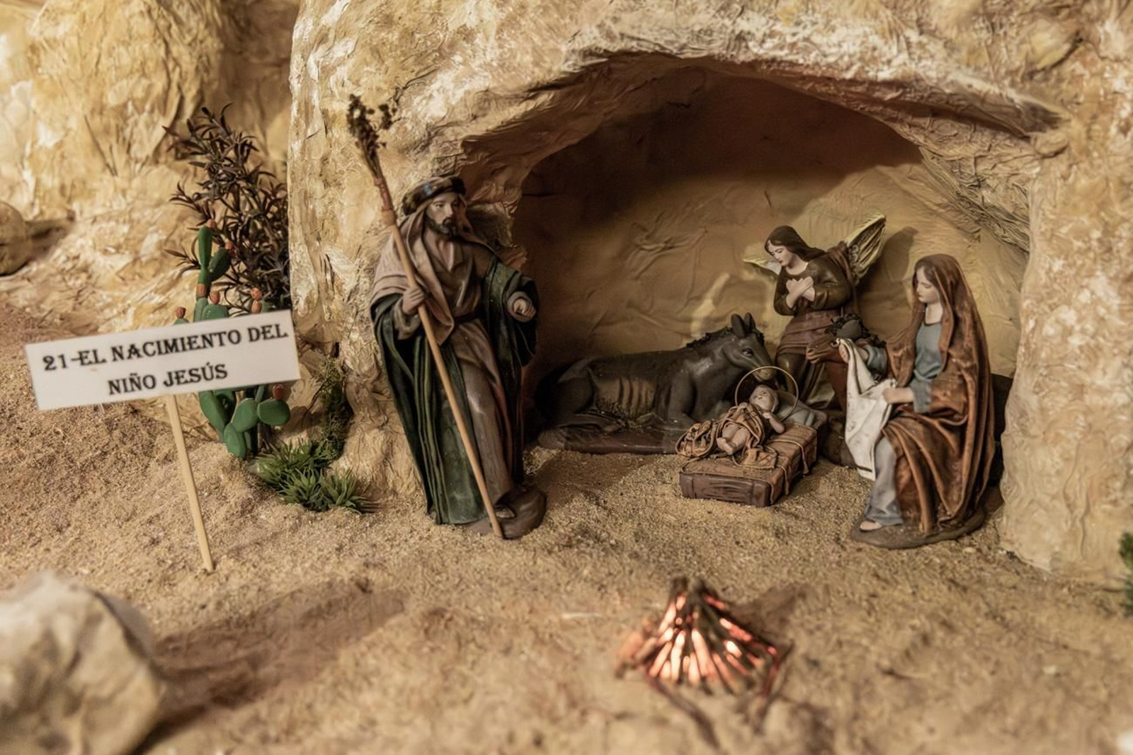 Así disfrutan en estas fechas cercanas a la Navidad los jienneses de la Ruta Belenística