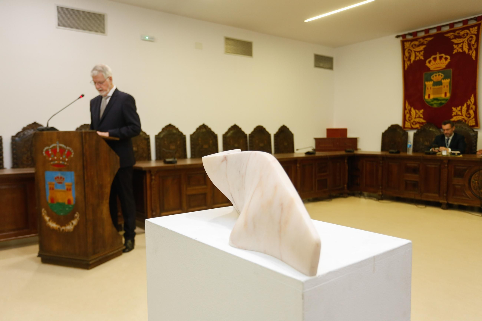 Fotos: Sylvain Marc toma posesión como académico de número en la Real Academia Provincial de Bellas Artes de Cádiz