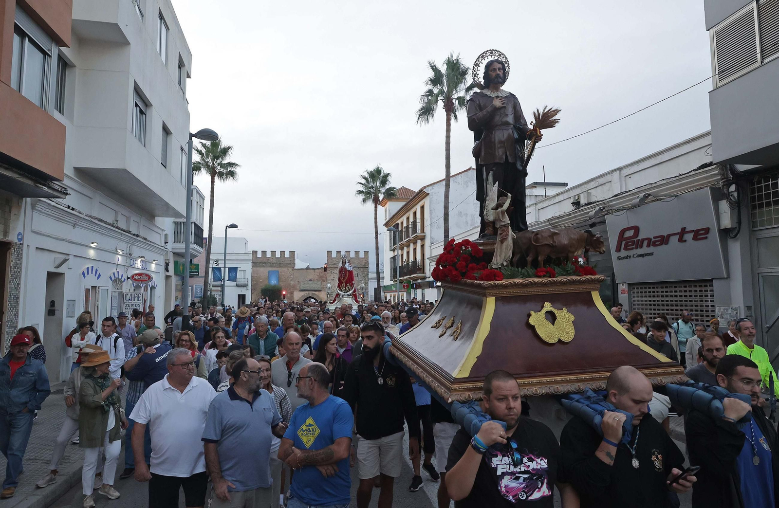 Fotos del regreso de la Virgen de la Luz a su santuario en Tarifa