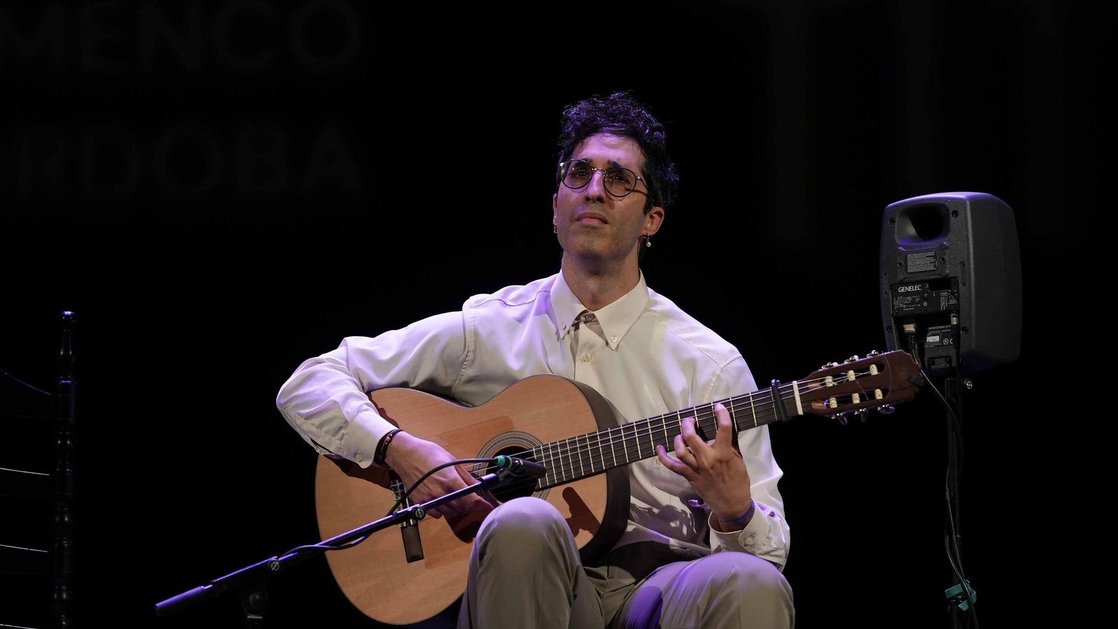 El guitarrista cordobés Alfonso Linares, en la fase de selección.
