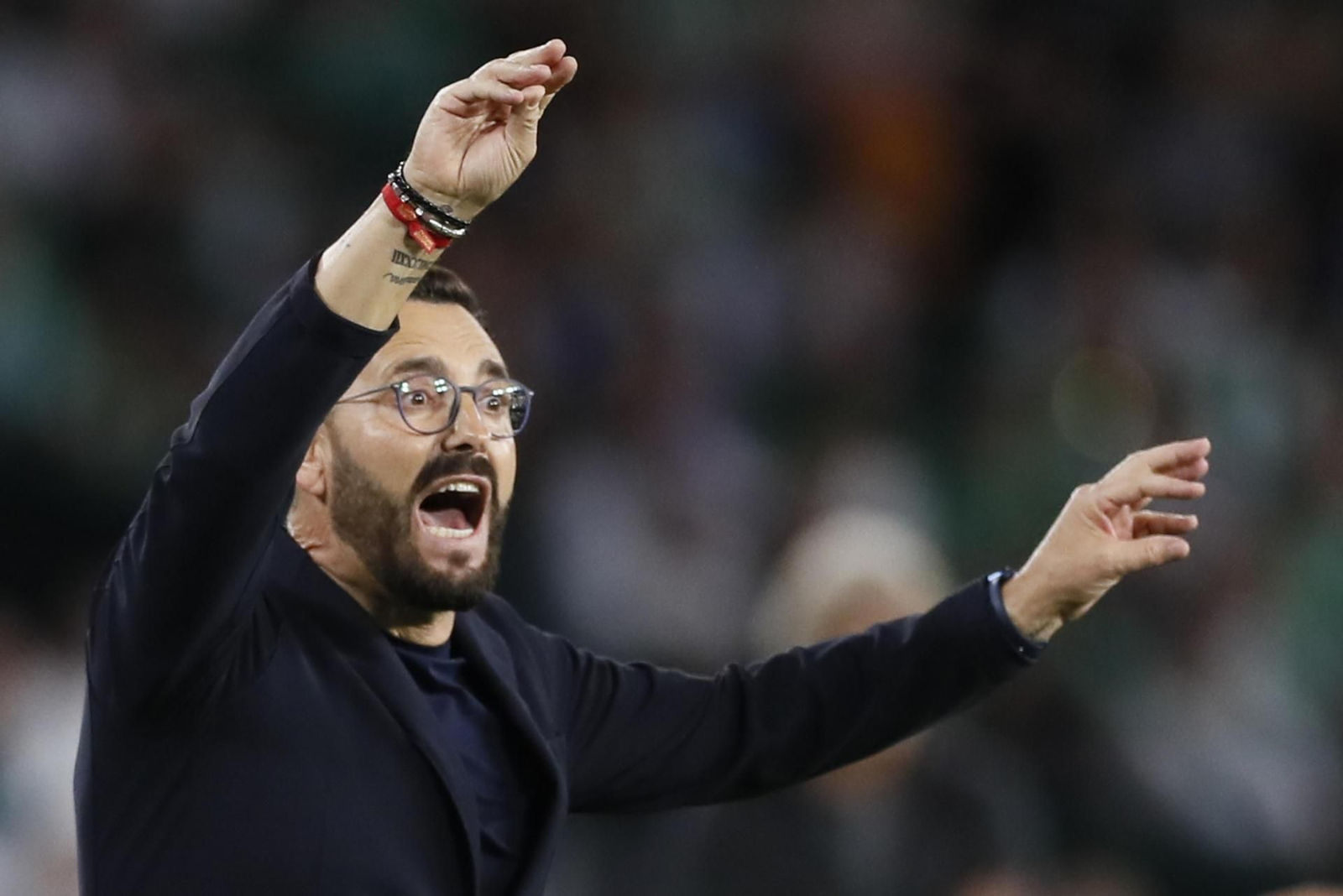 Bordalás, en un partido de la pasada temporada.