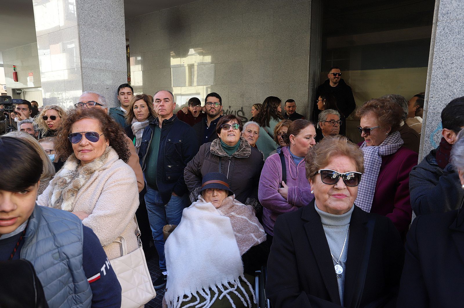 Imágenes del ambiente en la procesión de San Sebastián