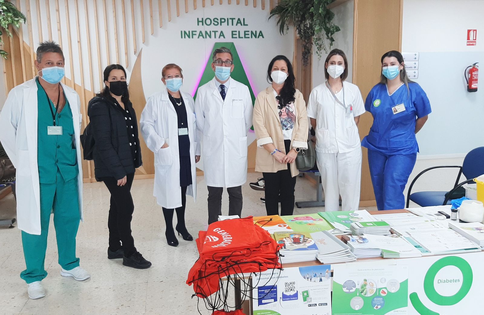 Campaña del Hospital Infanta Elena y Huelva Diabetes ante el día de la enfermedad, el próximo domingo.