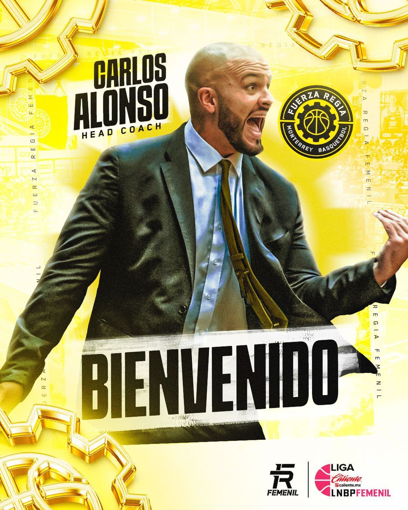 Carlos Alonso, nuevo entrenador del Fuerza Regia.