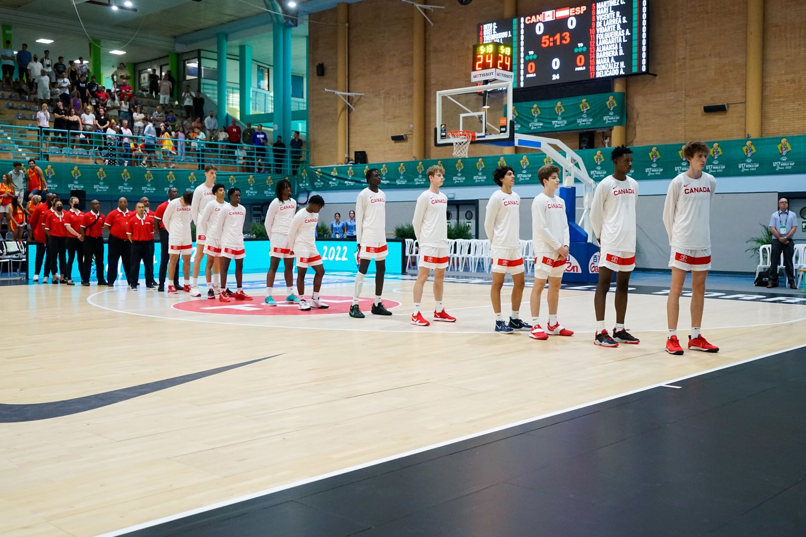Las fotos del Canadá-España de la Copa del Mundo sub 17 de Málaga