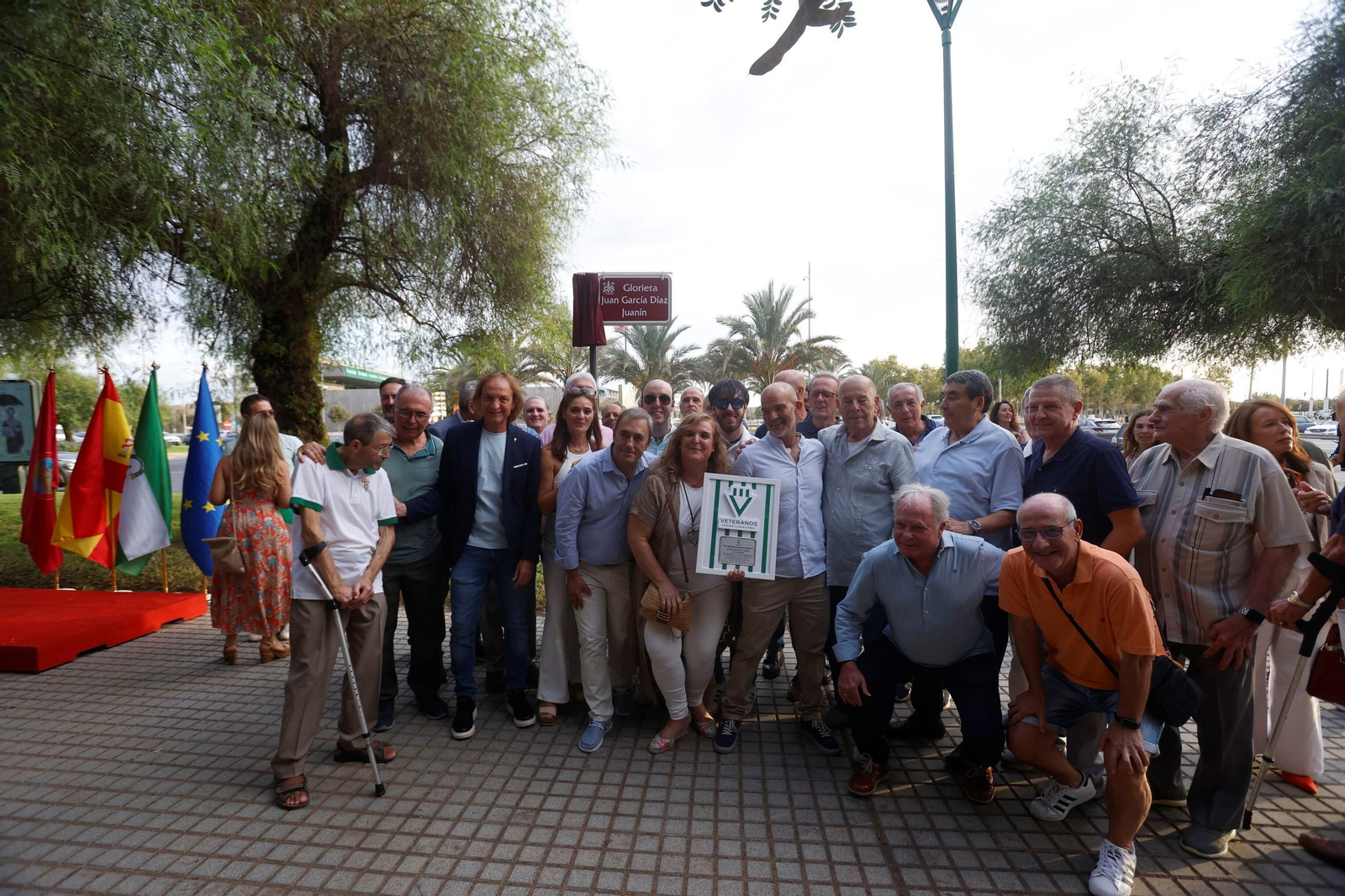 Las mejores imágenes del acto en homenaje a Juanín, leyenda del Córdoba CF