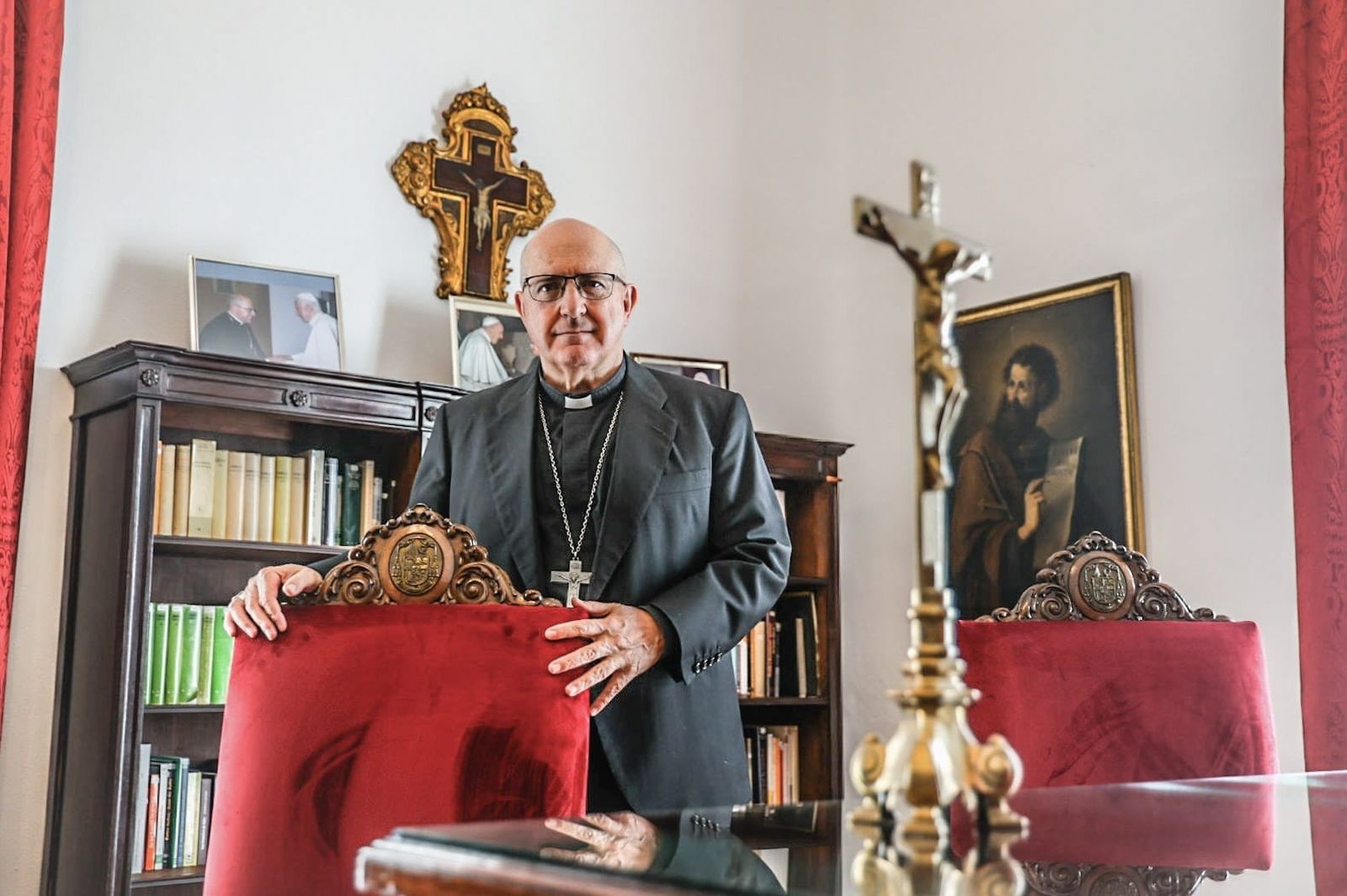 El obispo de Huelva, Santiago Gómez Sierra.