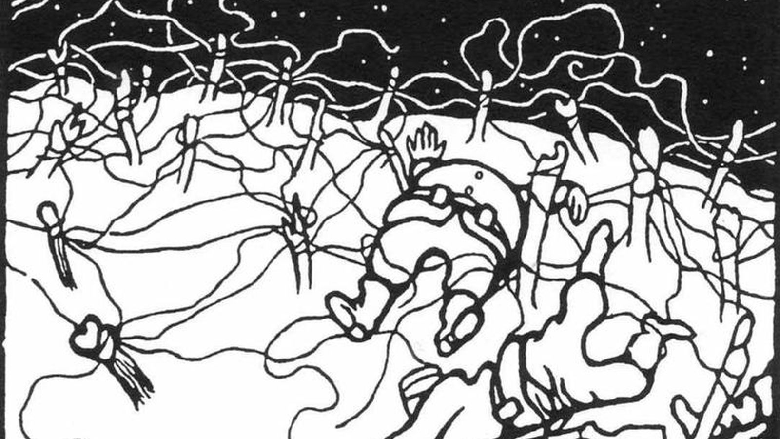 'La trinchera' de Félix Vallotton, perteneciente a la serie '¡Esto es la guerra!' (1919).