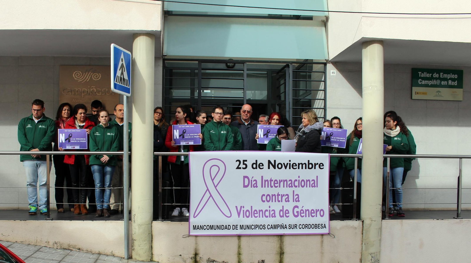Las concentraciones institucionales contra la violencia de género