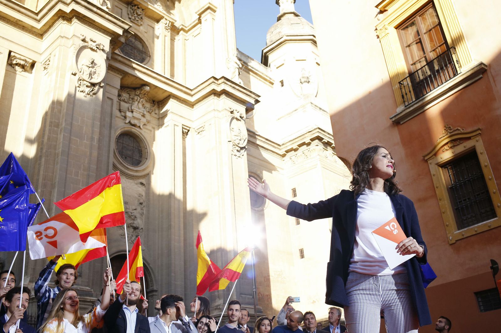 Imágenes del acto de Inés Arrimadas en Granada