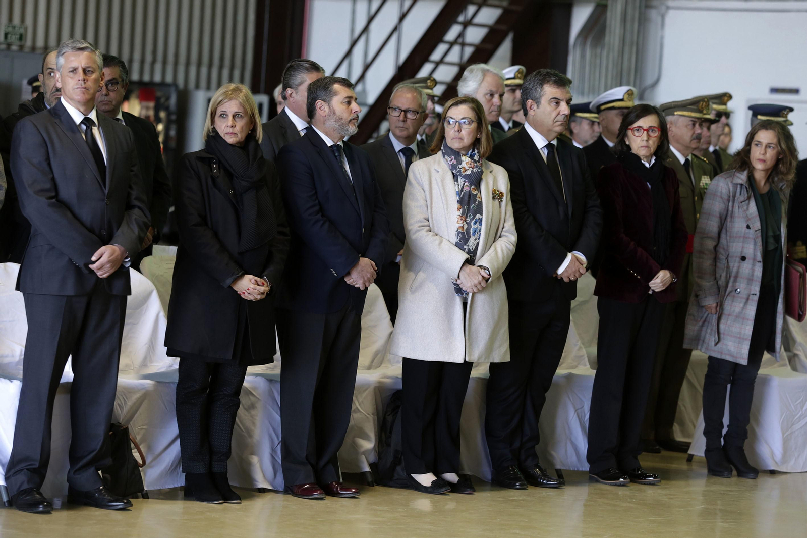 Las imágenes del funeral de Javier Montojo Salazar en la Base