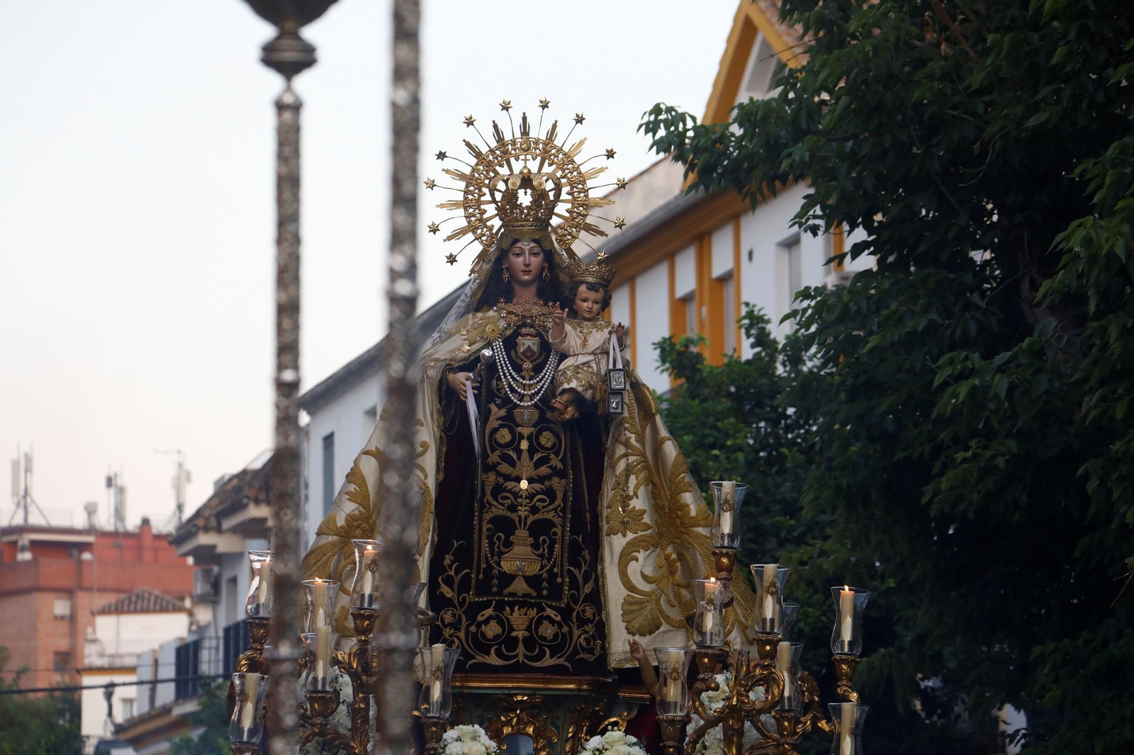 La procesión de la Virgen del Carmen de Puerta Nueva de Córdoba, en imágenes