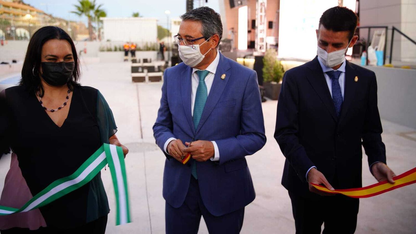 Salado, este miércoles, en la inauguración del auditorio.