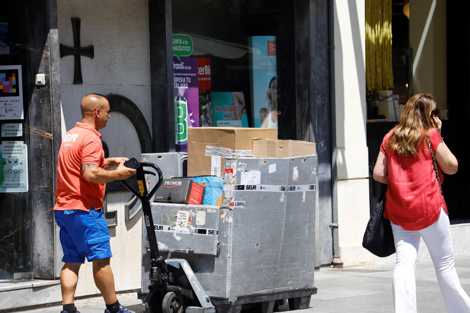 Un trabajador en Córdoba.