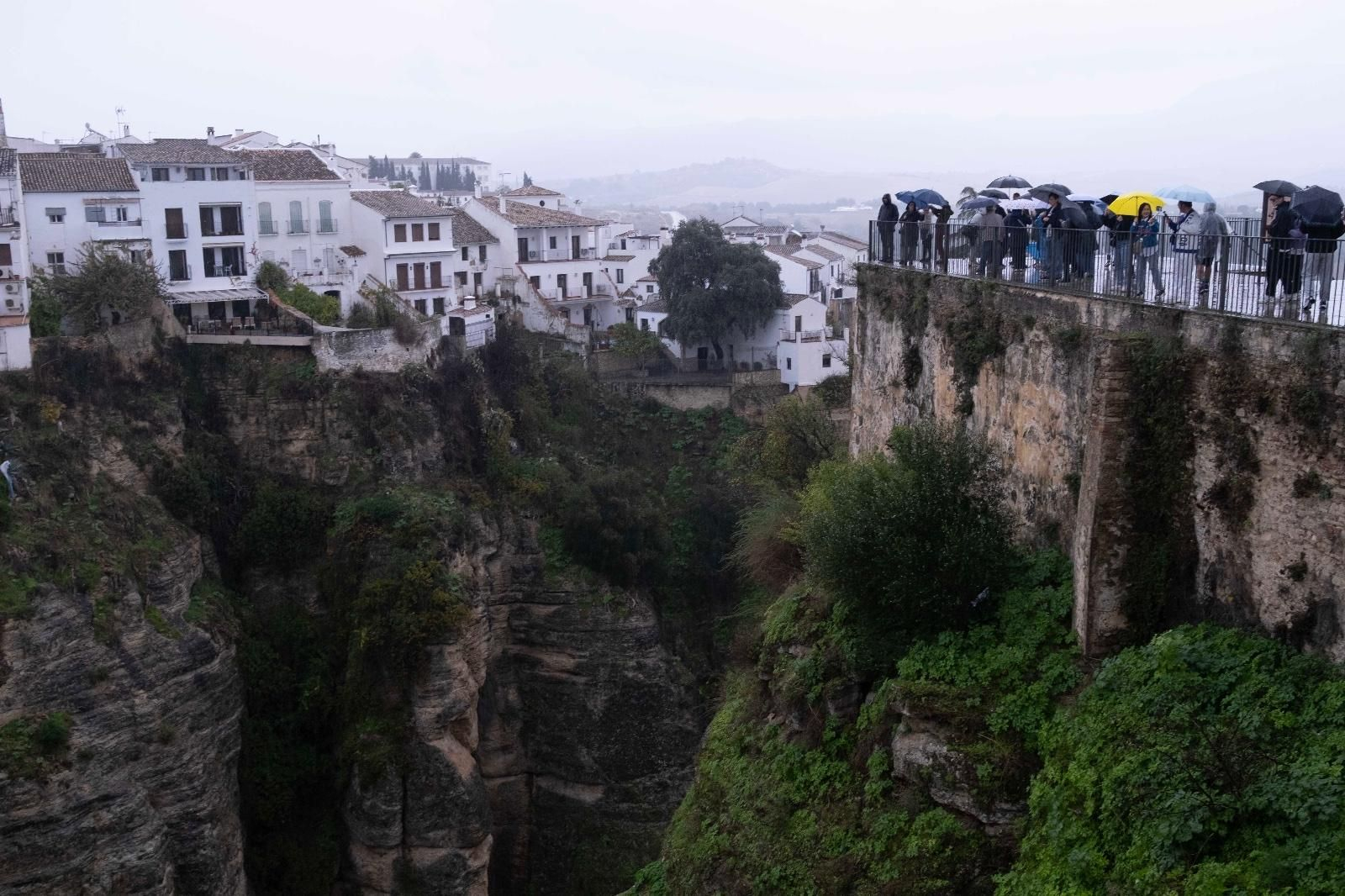 Así estaba Ronda ayer.