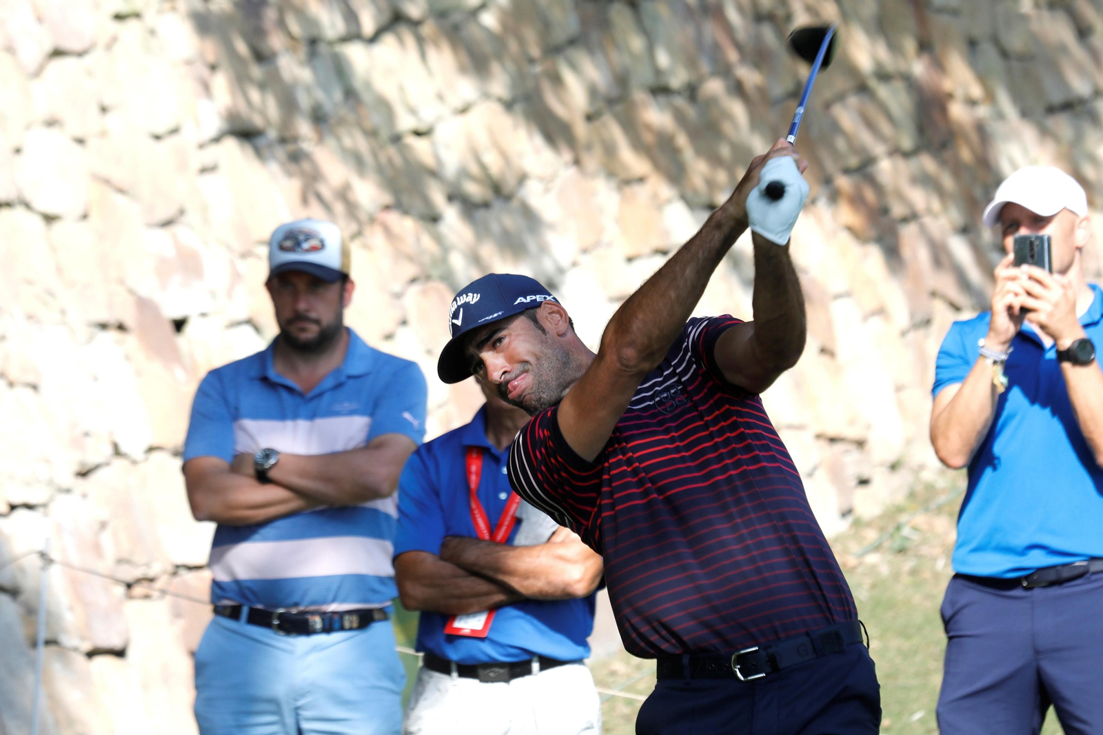 El guadiareño Álvaro Quirós, en el Pro-Am del miércoles.